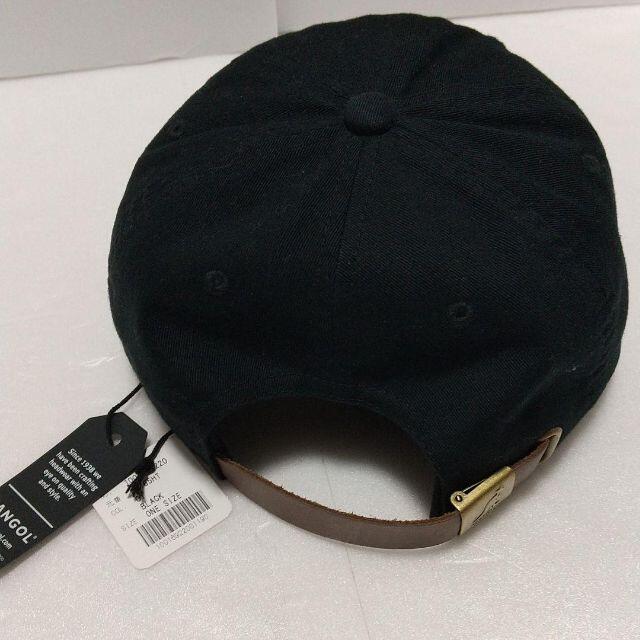 KANGOL(カンゴール)の◆新品◆KANGOL　カンゴール　ベースボールキャップ　黒　コットン地 メンズの帽子(キャップ)の商品写真