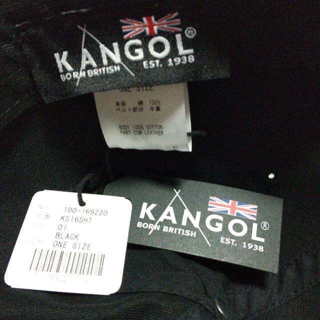 KANGOL(カンゴール)の◆新品◆KANGOL　カンゴール　ベースボールキャップ　黒　コットン地 メンズの帽子(キャップ)の商品写真