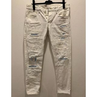 スコッチアンドソーダ(SCOTCH & SODA)のSCOTCH&SODA RALSTONデニムダメージホワイト値引き(デニム/ジーンズ)