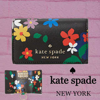 ケイトスペードニューヨーク(kate spade new york)の★SALE☆【kate spade】ロゴステイシー フローラル キーケース(キーケース)