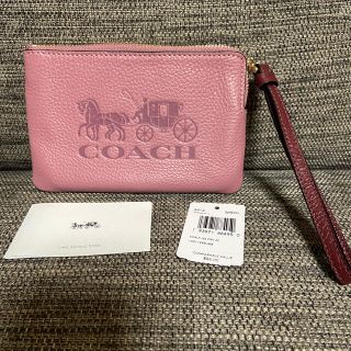 コーチ(COACH)のCOACH コーチ  小物入れ　ポーチ ローズ  4413 IMROL 馬車(ポーチ)