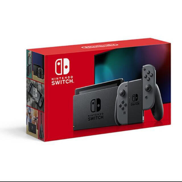 任天堂色新品！任天堂Switch本体(グレー)