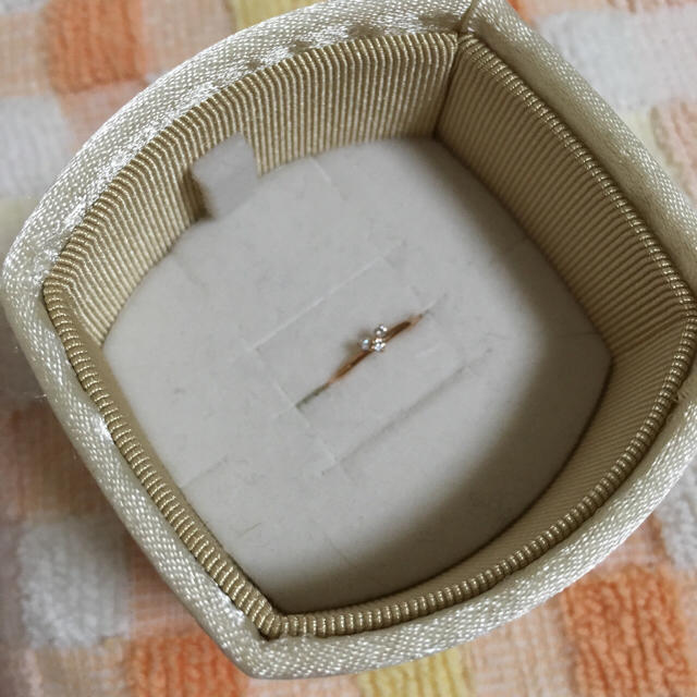 4℃(ヨンドシー)の4℃♡ハートダイヤリング レディースのアクセサリー(リング(指輪))の商品写真