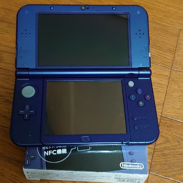 Nintendo 3DS NEW ニンテンドー 本体 LL メタリックブルー - 携帯用
