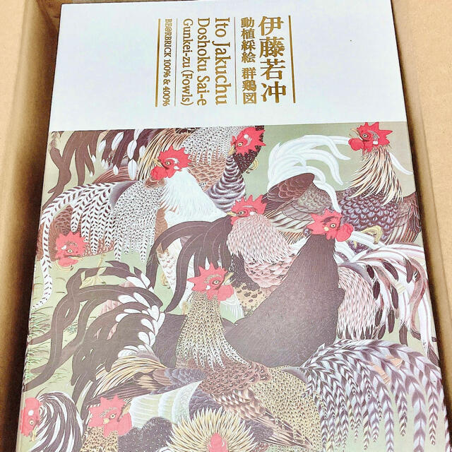 MEDICOM TOY(メディコムトイ)のBE@RBRICK 伊藤若冲「群鶏図」100% & 400% エンタメ/ホビーのフィギュア(その他)の商品写真