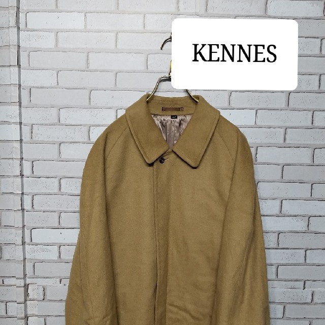 【KENNES】 ステンカラーコート　カシミヤ 100％　日本製　ツバメコート