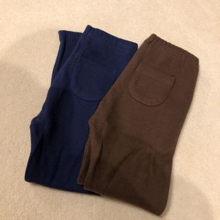 ユニクロ(UNIQLO)のユニクロ　リブレギンス110  ２枚セット☆(パンツ/スパッツ)