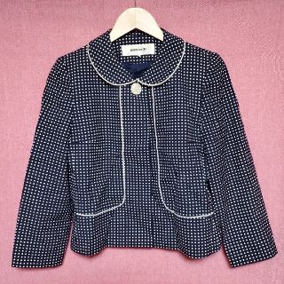 ピエールカルダン(pierre cardin)のpierre cardin ピエールカルダン ドット 水玉  丸襟 ジャケット(その他)