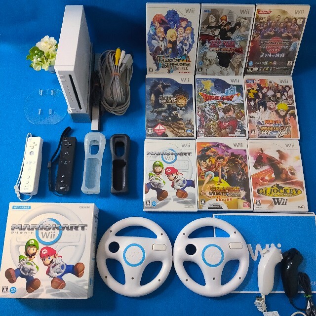 超豪華✨任天堂 本体 マリオカート箱付き wii 人気ソフト9本 超豪華✨任天堂 本体 マリオカート箱付き wii 人気ソフト9本