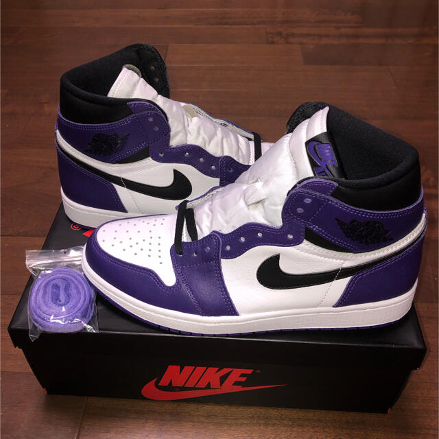 nike air jordan 1 court purple us10