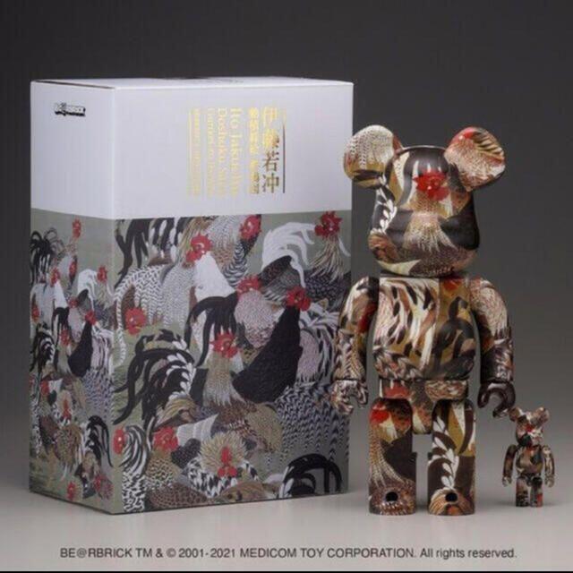 BE@RBRICK 伊藤若冲「群鶏図」 100% ＆ 400%エンタメ/ホビー