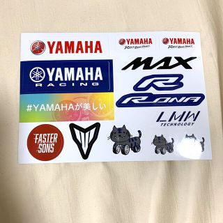 ヤマハ(ヤマハ)のYAMAHA RACING ヤマハ ステッカー (ステッカー)