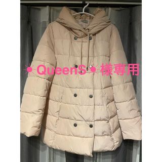 フォーエバートゥエンティーワン(FOREVER 21)の★☀︎QueenS☀︎様専用★FOREVER21 ダウンコート ベージュ L(ダウンコート)