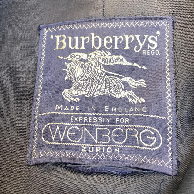 BURBERRY(バーバリー)の80-90年代 ヴィンテージバーバリー ステンカラー レアカラー イングランド製 メンズのジャケット/アウター(ステンカラーコート)の商品写真