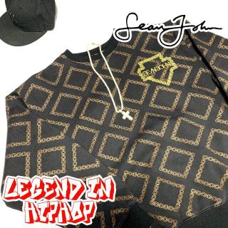 ショーンジョン(Sean John)の00s ショーンジョン 総柄 クルーネックスウェット XXL 2XL (スウェット)