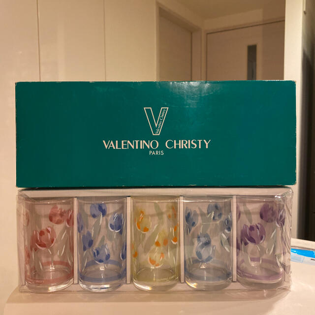 VALENTINO CHRISTY タンブラーセット　ガラスコップ