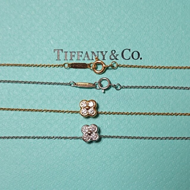 Tiffany & Co. - ティファニー 2本セット 4P ベゼルセット フラワーネックレスの通販 by ebuji5000's shop