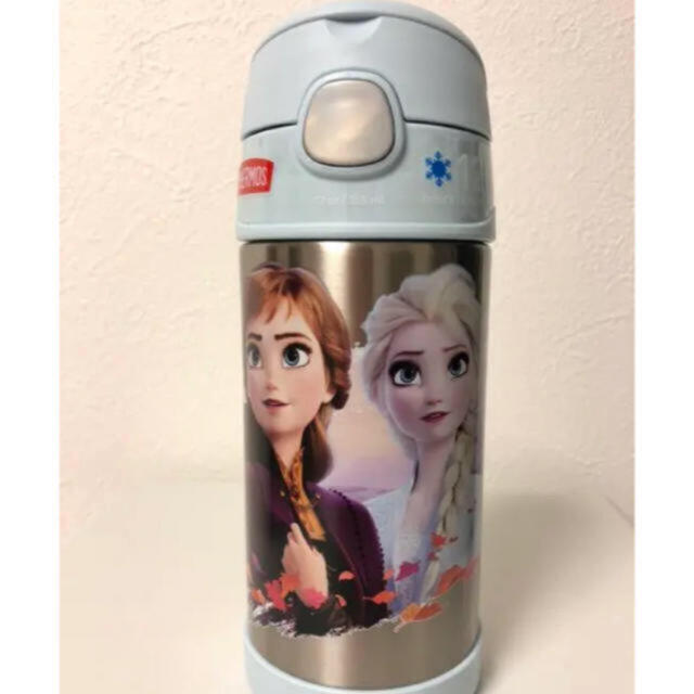 THERMOS(サーモス)のアナと雪の女王♡サーモスストローマグ♡ステンレス  キッズ/ベビー/マタニティの授乳/お食事用品(水筒)の商品写真