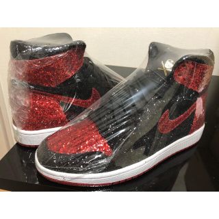 ナイキ(NIKE)のGLITTER NORTH POLE AJ1（BRED）(スニーカー)