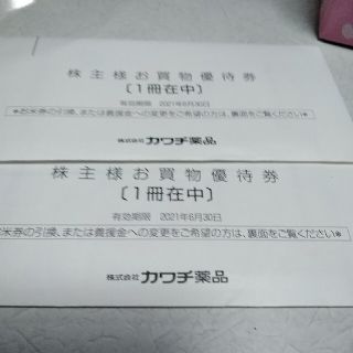 カワチ薬品　株主優待　1冊(ショッピング)