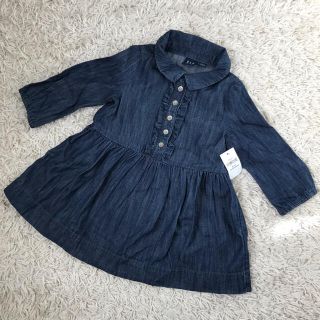 ギャップ(GAP)のGAP デニムワンピース  サイズ18〜24ヶ月(ワンピース)