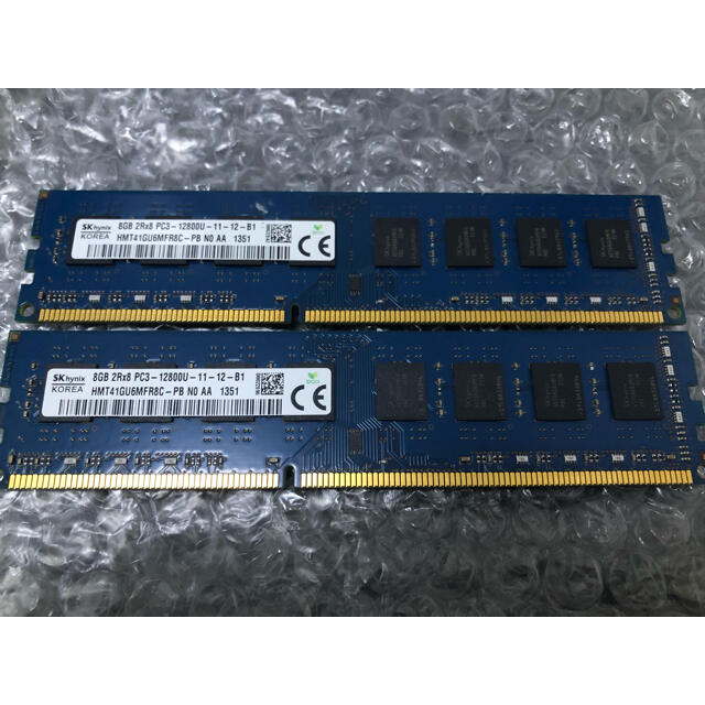 DDR3 PC3-12800U 16GB