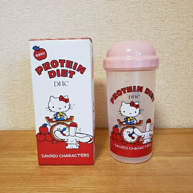 DHC(ディーエイチシー)のプロテインダイエット　限定サンリオキャラクターズ　専用シェーカーコップ 食品/飲料/酒の健康食品(プロテイン)の商品写真