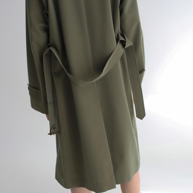 COMOLI(コモリ)の新品未使用ﾀｸﾞ有 ｵｰﾗﾘｰ　ｳｰﾙﾏｯｸｽｷｬﾝﾊﾞｽｽﾃﾝｶﾗｰｺｰﾄ メンズのジャケット/アウター(ステンカラーコート)の商品写真