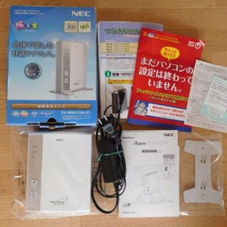 エヌイーシー(NEC)のNEC　無線ルーター　PA-WR8170N-ST　WiFi　ルーター　ワイヤレス(PC周辺機器)