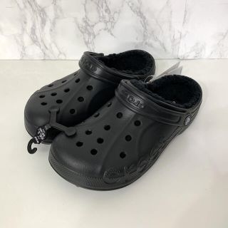 クロックス(crocs)の25cm クロックス ブラック ボア サンダル bayalinedclog (サンダル)