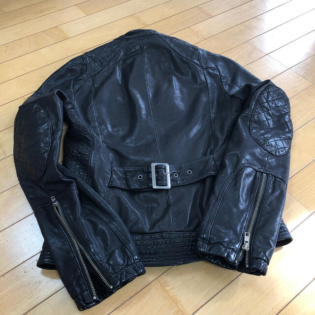 moussy(マウジー)の美品★マウジー★革ライダースジャケット　 レディースのジャケット/アウター(ライダースジャケット)の商品写真