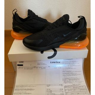 ナイキ(NIKE)のNIKEAIR MAX 270 black/black-orange(スニーカー)