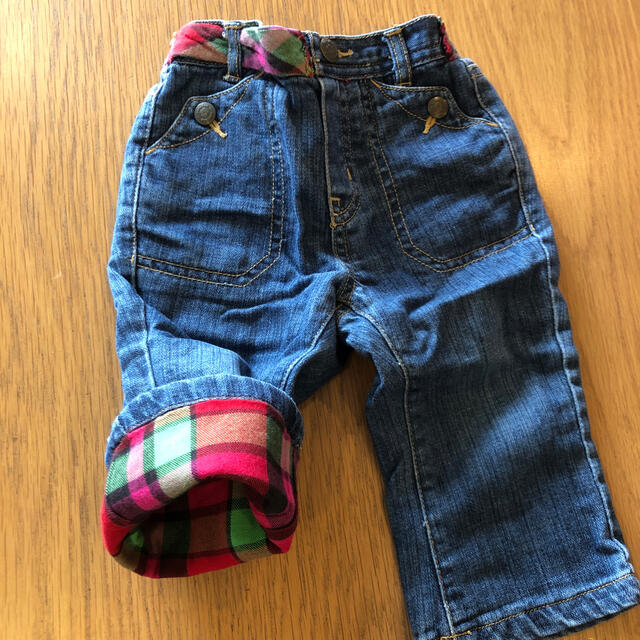 babyGAP(ベビーギャップ)のbaby gap 80 デニムパンツ キッズ/ベビー/マタニティのベビー服(~85cm)(パンツ)の商品写真