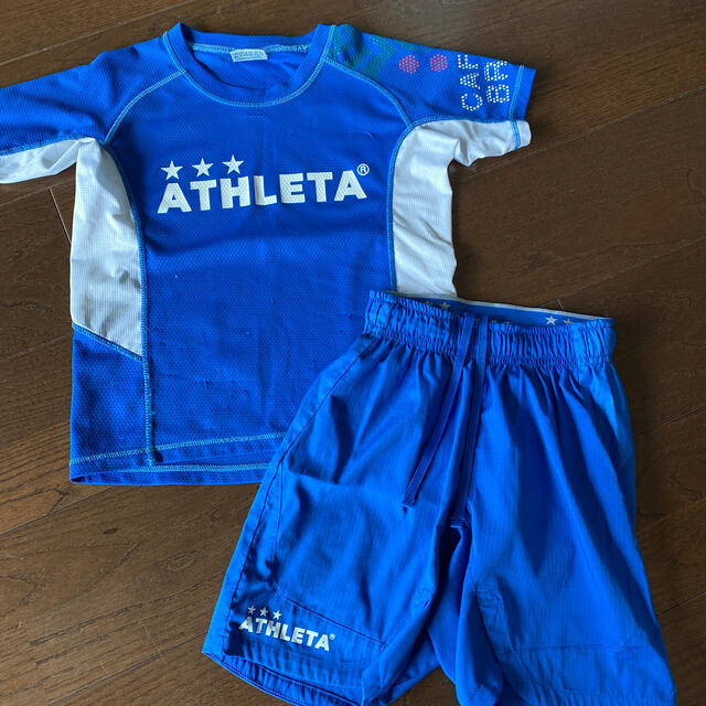 ATHLETA(アスレタ)のキッズ   サッカー　ユニフォーム　120 キッズ/ベビー/マタニティのキッズ服男の子用(90cm~)(Tシャツ/カットソー)の商品写真