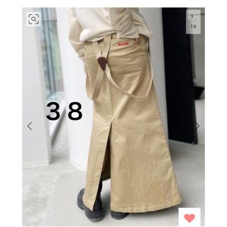 アパルトモンドゥーズィエムクラス(L'Appartement DEUXIEME CLASSE)の L'Appartement GOOD GRIEF Chino Skirt 38(ロングスカート)