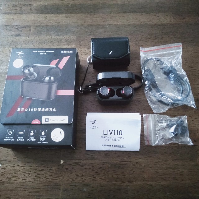 LIVIL audio LIV110 ブラック　Bluetooth　イヤホン