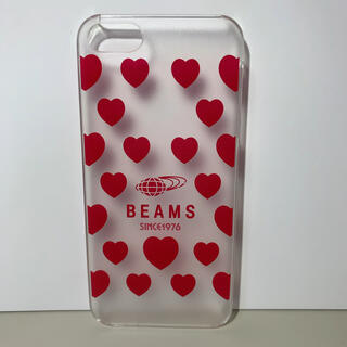 ビームス(BEAMS)のiPhone5、5S、SE用ケース BEAMS ハート柄 ハードケース(iPhoneケース)