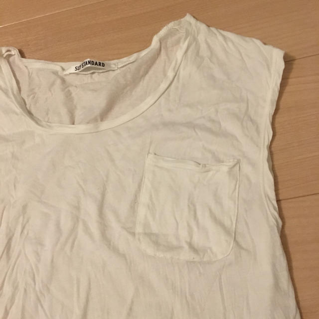 SLY(スライ)のSLY/ノースリーブポケットカットソー レディースのトップス(Tシャツ(半袖/袖なし))の商品写真