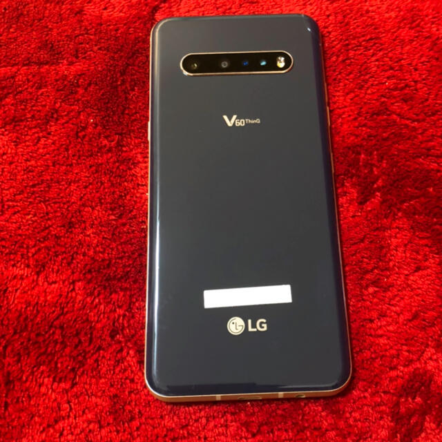 LG Electronics(エルジーエレクトロニクス)のスマートフォン LG V60 ThinQ5G SIMフリー スマホ/家電/カメラのスマートフォン/携帯電話(スマートフォン本体)の商品写真