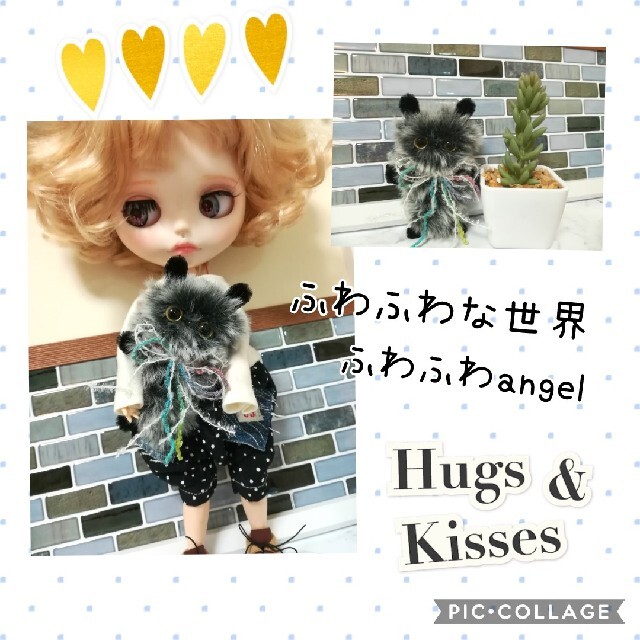 SOULD OUTふわふわangelちゃん あみぐるみ モールアートハンドメイド