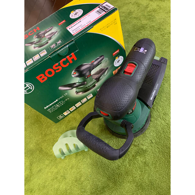 美品　bosch 18v コードレス吸じん　ランダムアクション　サンダー吸じん