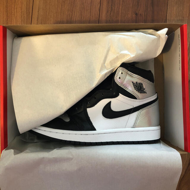 23.5 新品 NIKE AIR JORDAN 1 HI OG silver