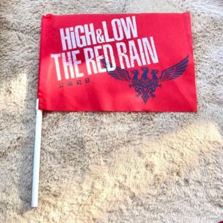 high＆LOW RED RAIN 公開記念舞台挨拶　フラッグ(ミュージシャン)