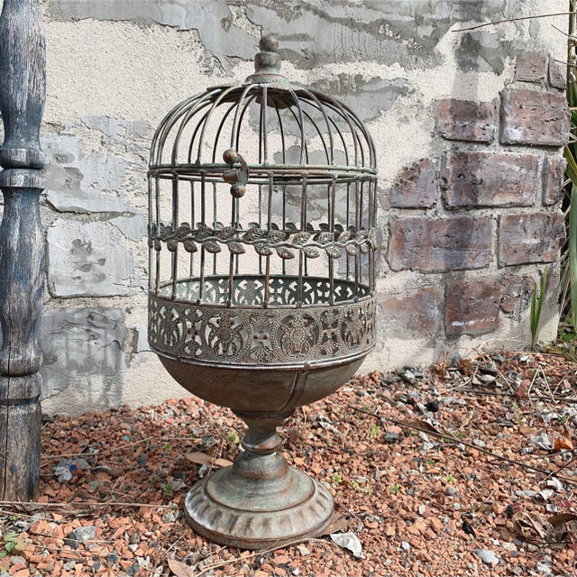 Antique garden/ガーデン オーナメント/bird cage