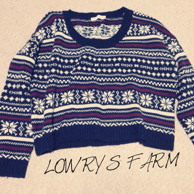 LOWRYS FARM(ローリーズファーム)のノルディック柄ニット レディースのトップス(ニット/セーター)の商品写真