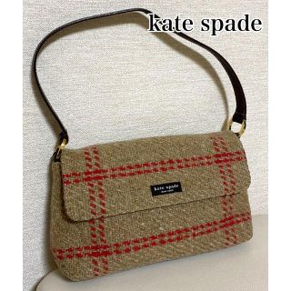 ケイトスペードニューヨーク(kate spade new york)のkate spade ☆ 美品 ツイード バッグ(ショルダーバッグ)