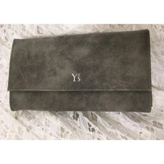 ワイズ(Y's)のY’s グレー　スエード長財布(長財布)