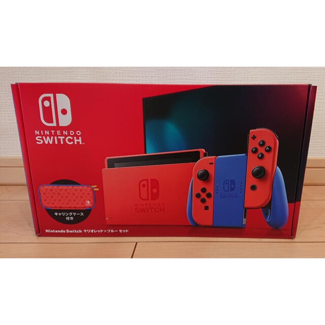 新品未開封　Nintendo switch マリオ　レッド×ブルー　本体　セット