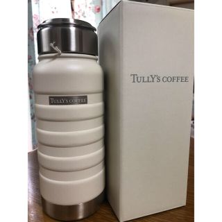 タリーズコーヒー(TULLY'S COFFEE)の★新品★ TULLY‘s Coffee　ホワイト♡保冷保温ボトル(タンブラー)