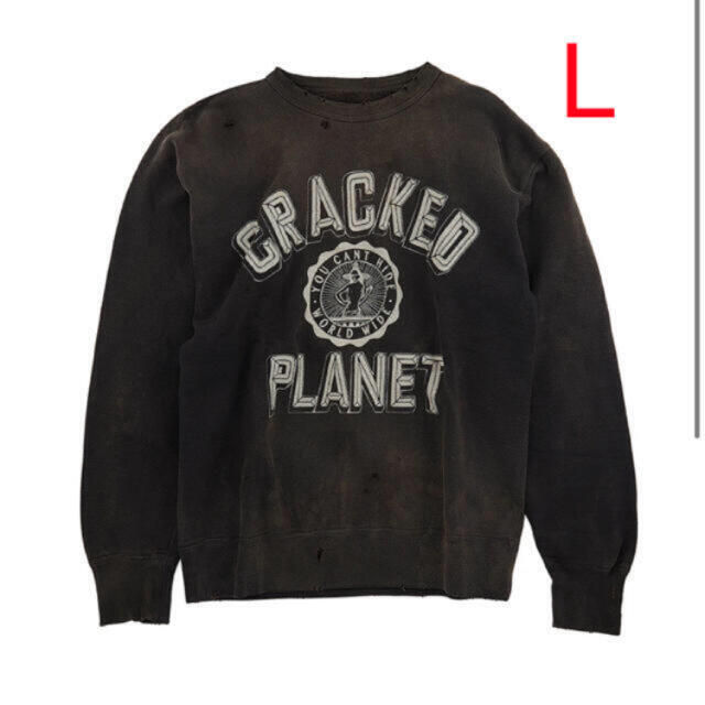 メンズSAINT MICHAEL CREW SWEAT SHIRT PLANET L